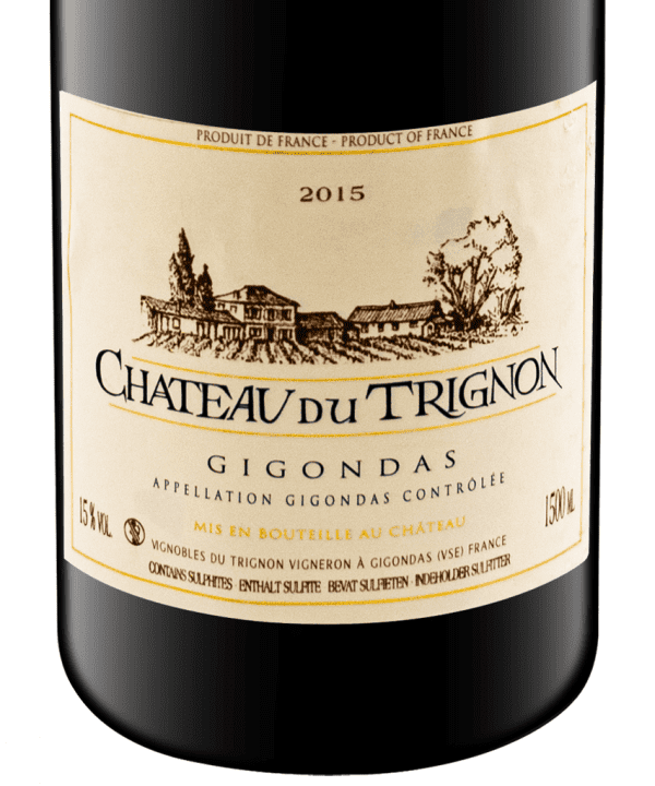 1500ml red gigondas chateau du trignon 2015 3