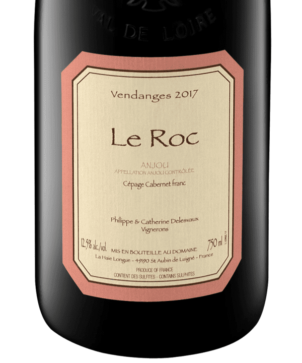 750ml red domaine delesvaux loire anjou cuvee le roc 2017 3