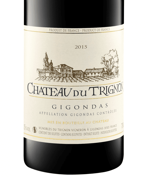 750ml red gigondas chateau du trignon 2015 3