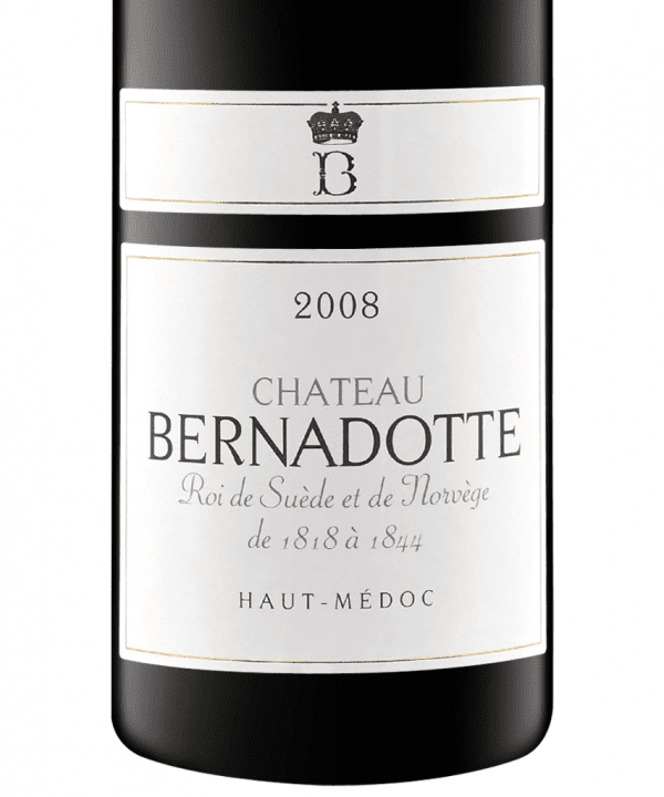 750ml red haut medoc chateau bernadotte 2008 3