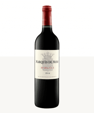 750ml red margaux marquis de mons 2014 2