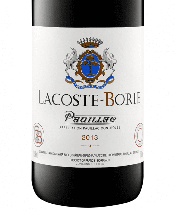 750ml red pauillac chateau lacoste borie 2013 3