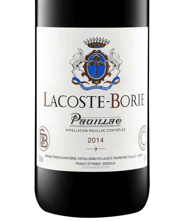 750ml red pauillac chateau lacoste borie 2014 3