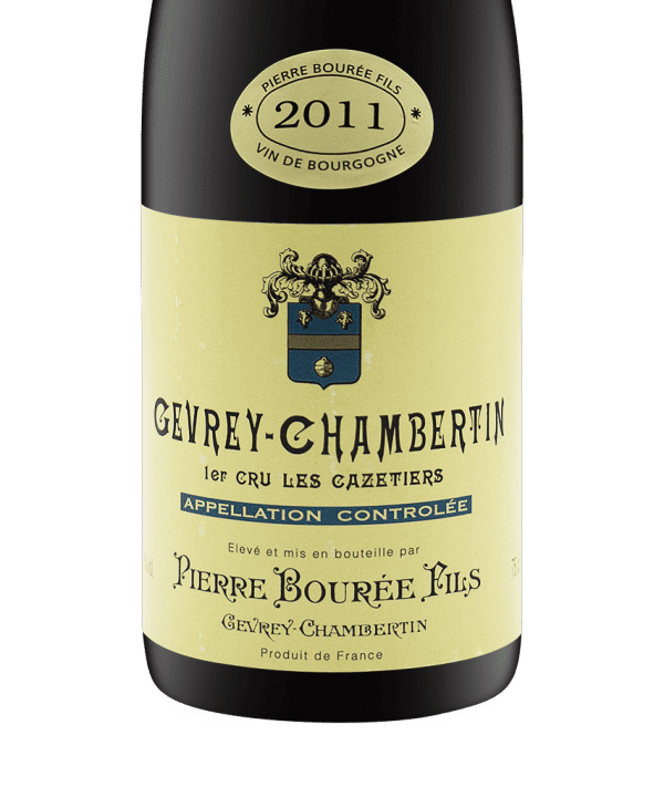 750ml red pierre bouree fils gevrey chambertin 1er cru les cazetiers 2011 3 1