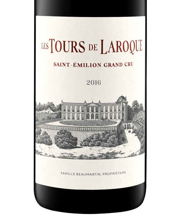 750ml red saint emilion gc les tours de laroque 2016 3