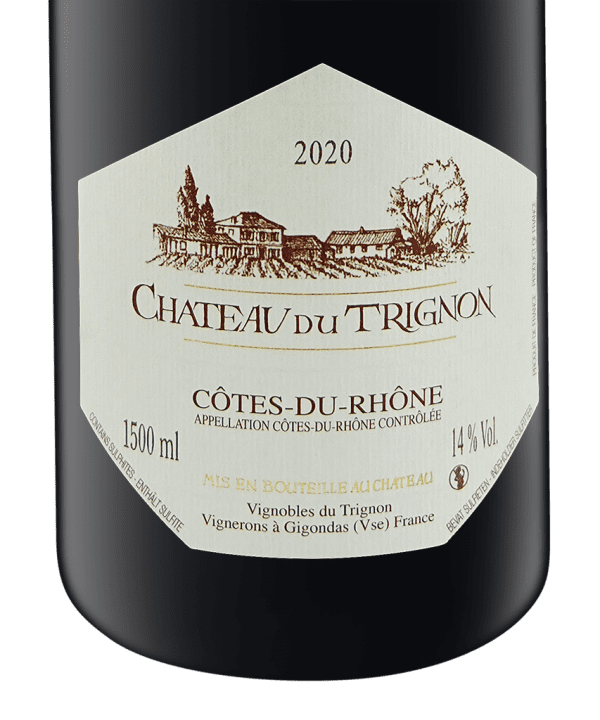 1500ml red cotes du rhone chateau du trignon 2020 3