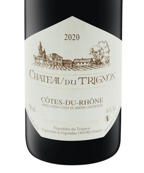 750ml RED Cotes Du Rhone Chateau du Trignon 2020 3