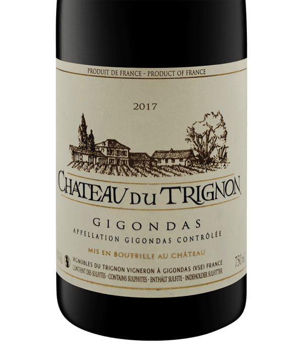 750ml red gigondas chateau du trignon 2017 3