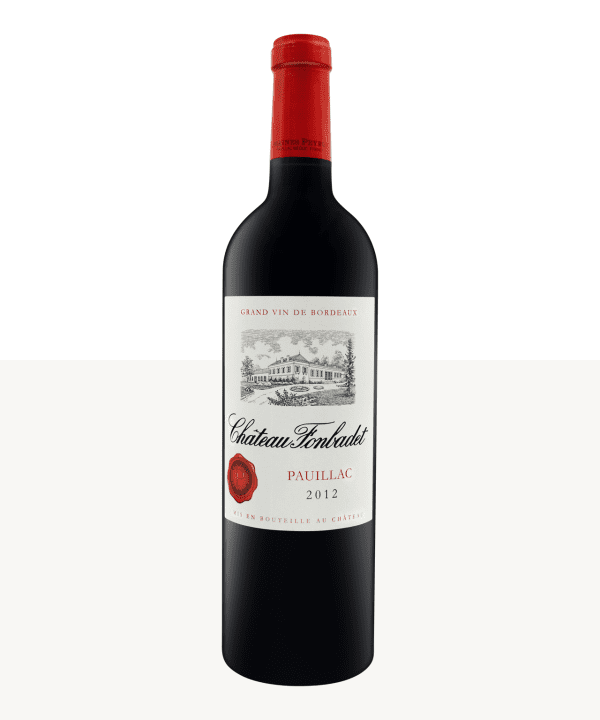 750ml red pauillac chateau fonbadet 2012 2