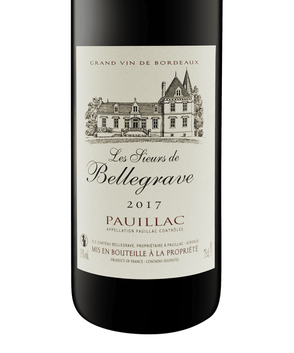 750ml red pauillacles sieurs de bellegrave 2017 3