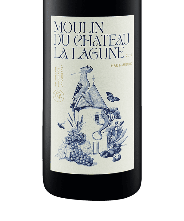 750ml red haut medoc moulin de la lagune 2019 3